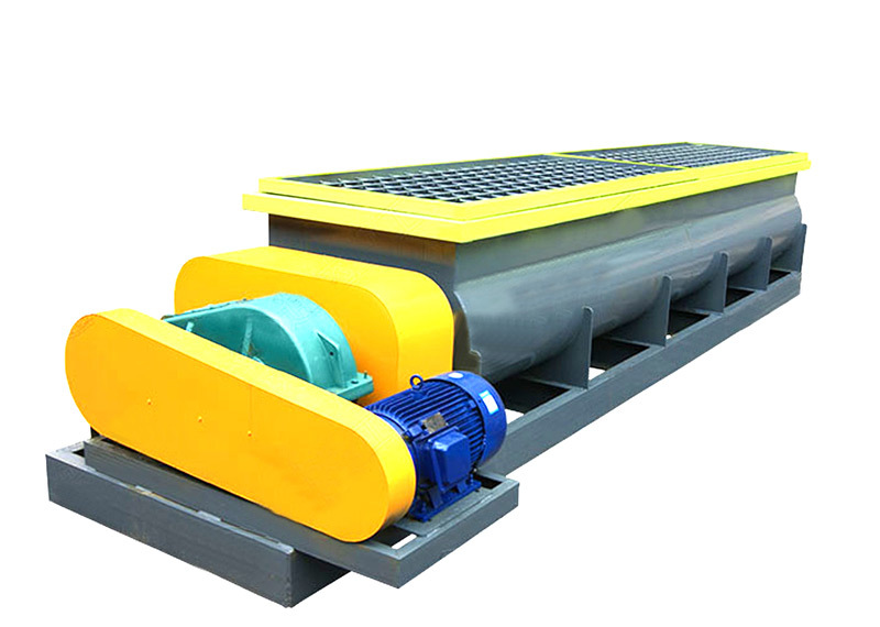 Twin shaft mixer